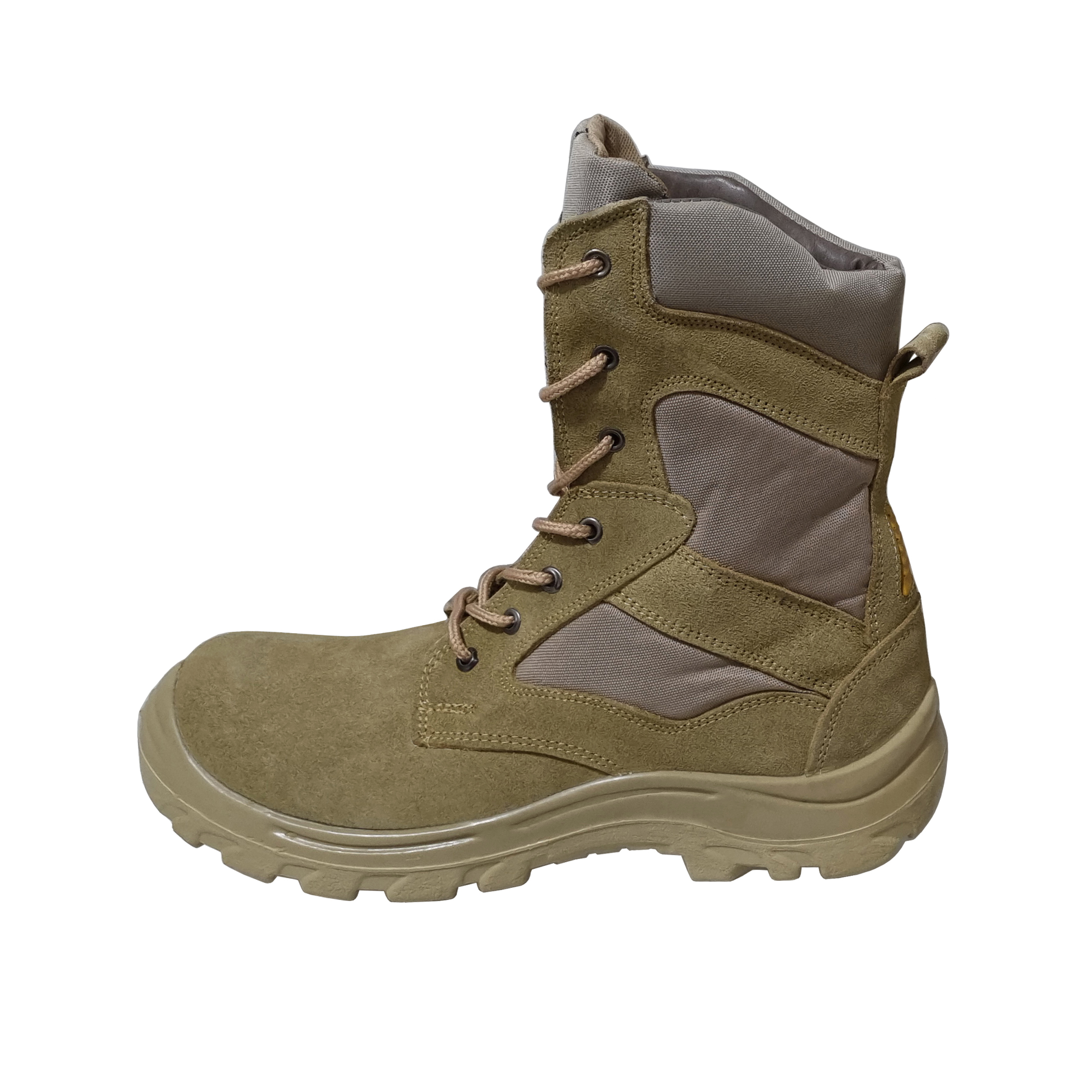 بوت مردانه چرم تبریز مدل پاراشوت رنگ خاکی بوت مردانه چرم تبریز مدل پاراشوت رنگ خاکی