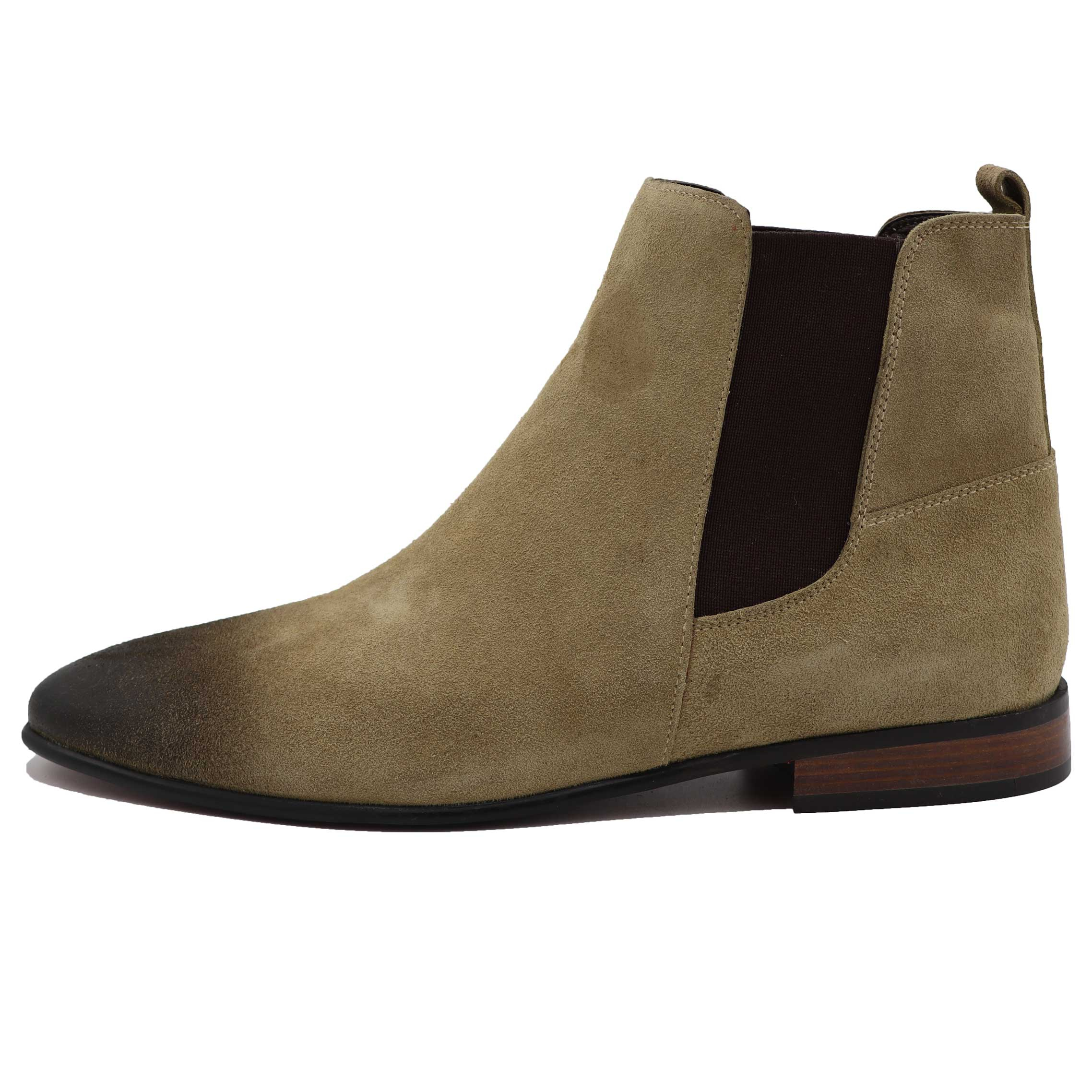 نیم بوت مردانه لردگام مدل کشی رنگ خاکی نیم بوت مردانه لردگام مدل کشی رنگ خاکی