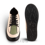 کفش روزمره زنانه چرم رادیس مدل آیلی کد M.MC-sb-661 رنگ سبز